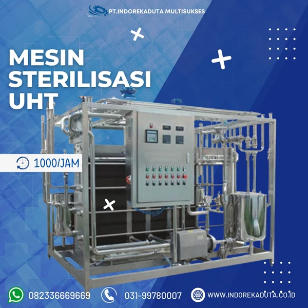 UHT Sterilization Machine Capacity 1000 liters per hour Direct system