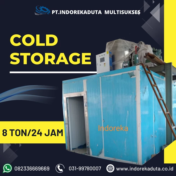 Cold storage capacity 8 tons