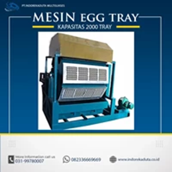 Mesin egg tray ET-020 Include dryer model single layer brick klin continuos dryer
