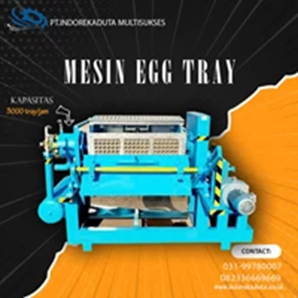 Mesin egg tray ET-030 include dryer model single layer brick klin continuos dryer 