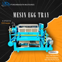 Mesin egg tray ET-030 Include pengering model multi layer metal dryer 