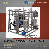 UHT sterilizer machine capacity 500L/hour Indirect System