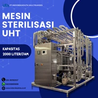 2000L/hour capacity UHT sterilizer Indirect system
